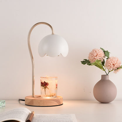 Soft Glow Rose Lamp