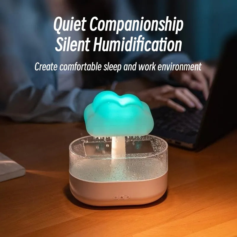 Calm Rain Cloud Humidifier Light
