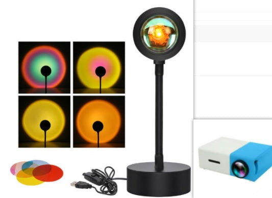 Sunset Projection Lamp Night Light Wall Projector