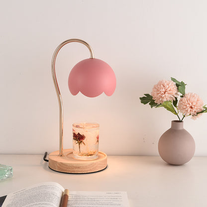 Soft Glow Rose Lamp