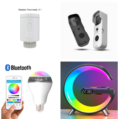 Calm Glow Wireless Charging Lamp