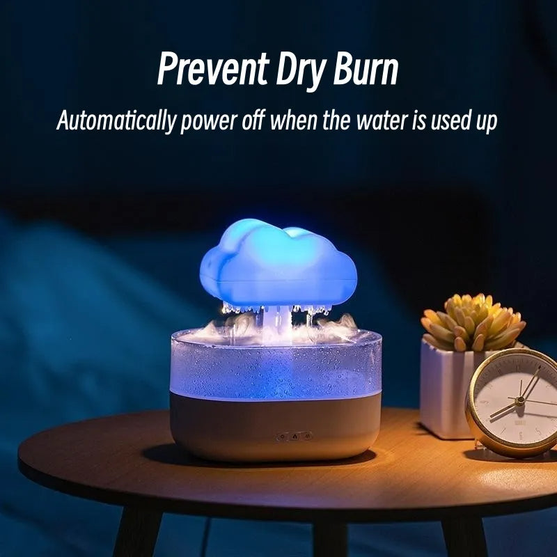 Calm Rain Cloud Humidifier Light