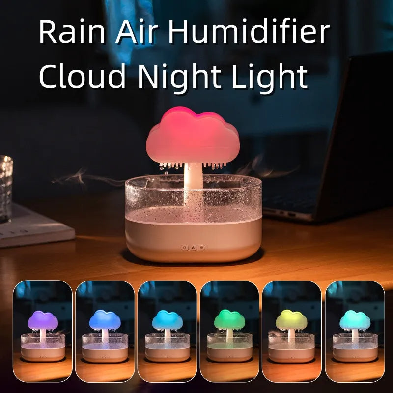 Calm Rain Cloud Humidifier Light