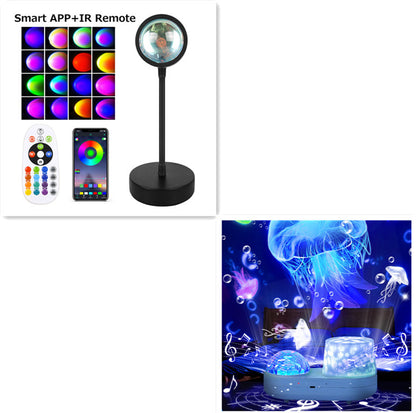 Sunset Projection Lamp Night Light Wall Projector