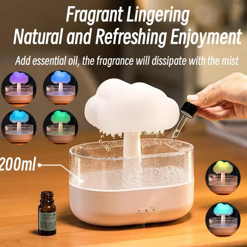 Calm Rain Cloud Humidifier Light