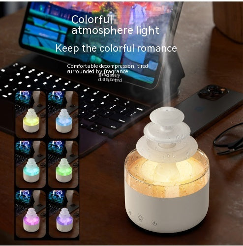 Calm Rain Cloud Humidifier Light